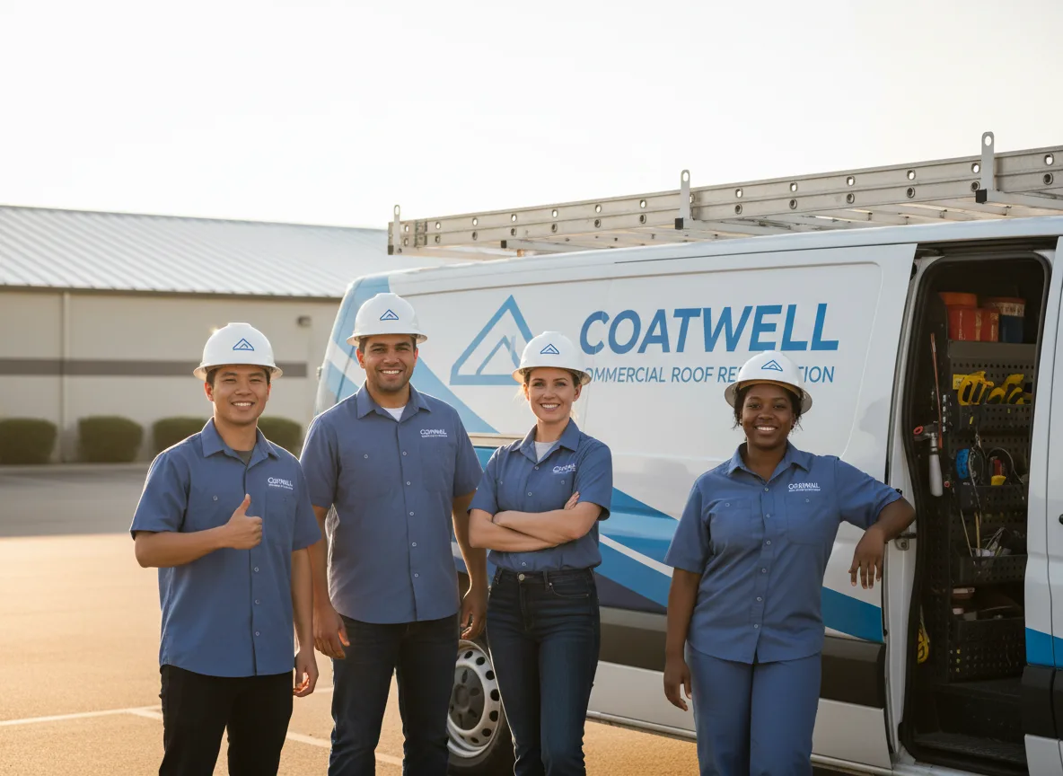 Commercial roof coating company in Plum City, WI